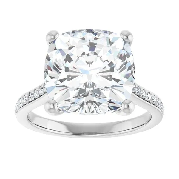 Claw-Prong Engagement Ring Image 3 Northwood Jewelers Northwood, OH