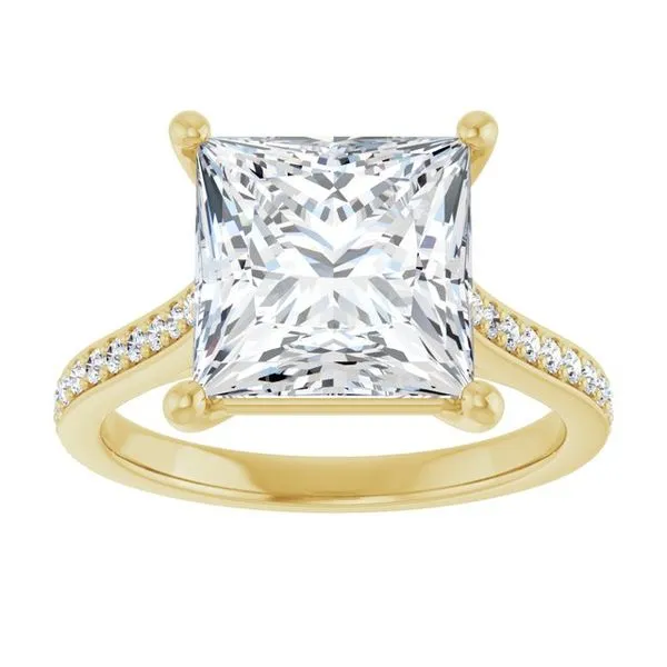 Claw-Prong Engagement Ring Image 3 Northwood Jewelers Northwood, OH