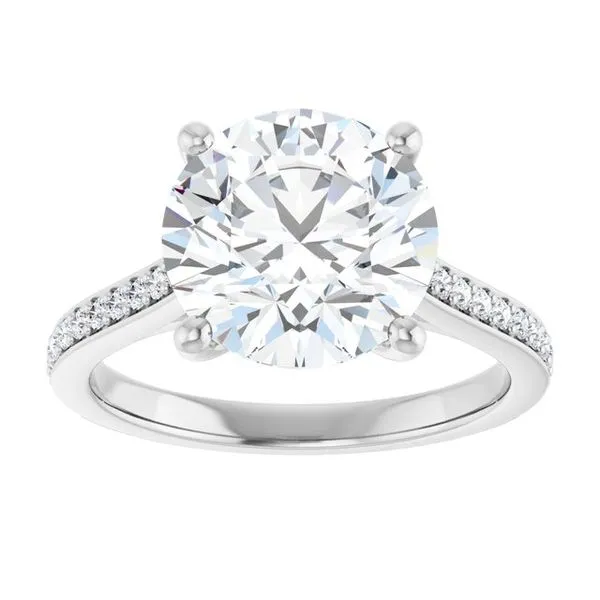 Claw-Prong Engagement Ring Image 3 JF Jones Jewelers Rochester, NY