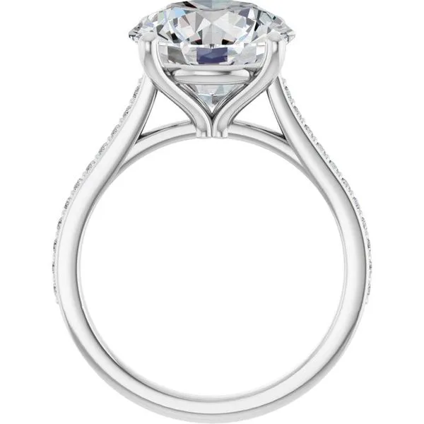 Claw-Prong Engagement Ring Image 2 Hudson Valley Goldsmith New Paltz, NY