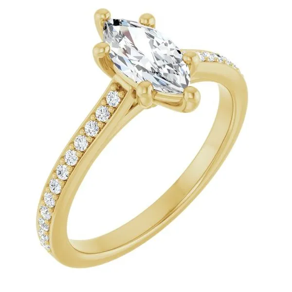 Claw-Prong Engagement Ring JF Jones Jewelers Rochester, NY