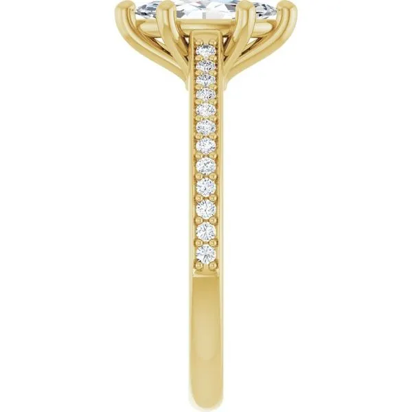 Claw-Prong Engagement Ring Image 4 JF Jones Jewelers Rochester, NY