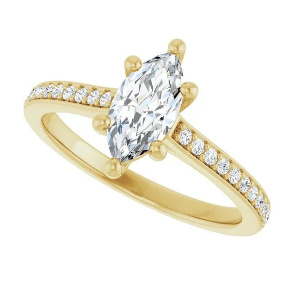 Claw-Prong Engagement Ring Image 5 JF Jones Jewelers Rochester, NY