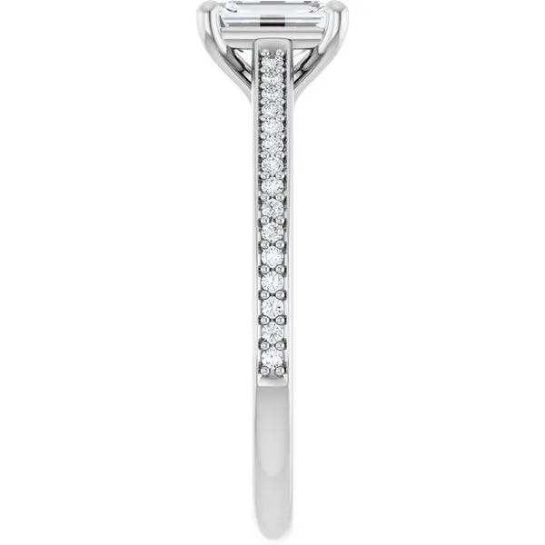 Claw-Prong Engagement Ring Image 4 Northwood Jewelers Northwood, OH