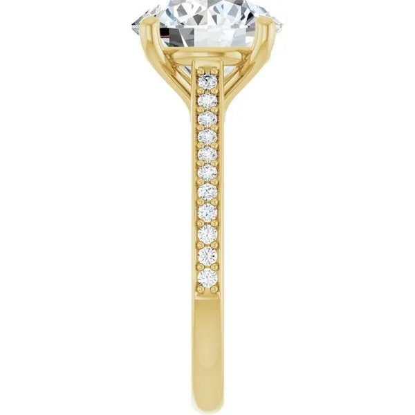 Claw-Prong Engagement Ring Image 4 Northwood Jewelers Northwood, OH