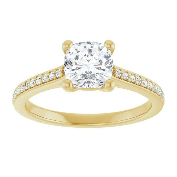Claw-Prong Engagement Ring Image 3 Natale Jewelers Sewell, NJ