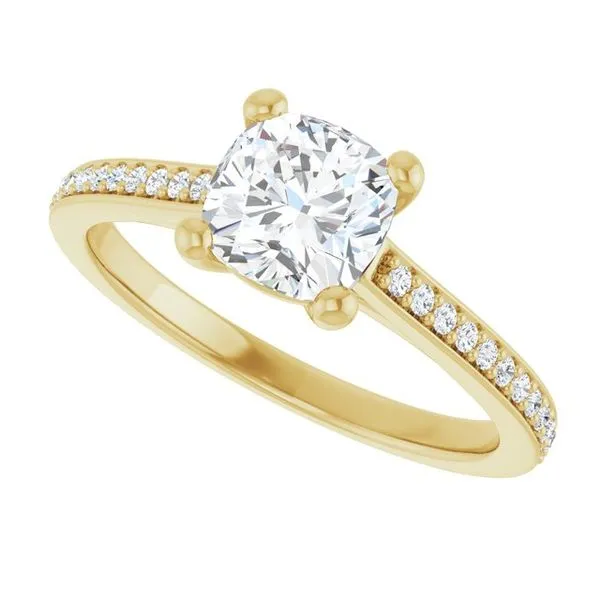 Claw-Prong Engagement Ring Image 5 Raleigh Diamond Fine Jewelry Raleigh, NC