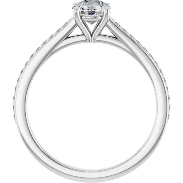Claw-Prong Engagement Ring Image 2 Hudson Valley Goldsmith New Paltz, NY