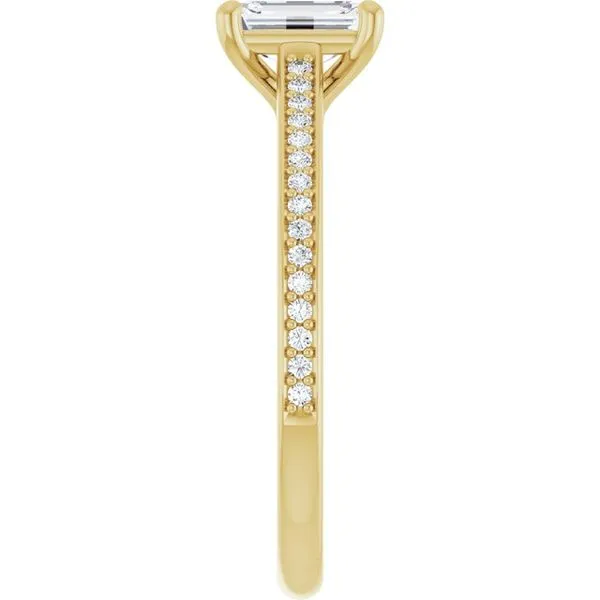 Claw-Prong Engagement Ring Image 4 JF Jones Jewelers Rochester, NY