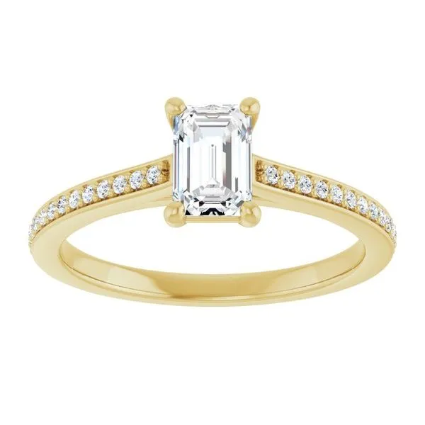 Claw-Prong Engagement Ring Image 3 Hudson Valley Goldsmith New Paltz, NY