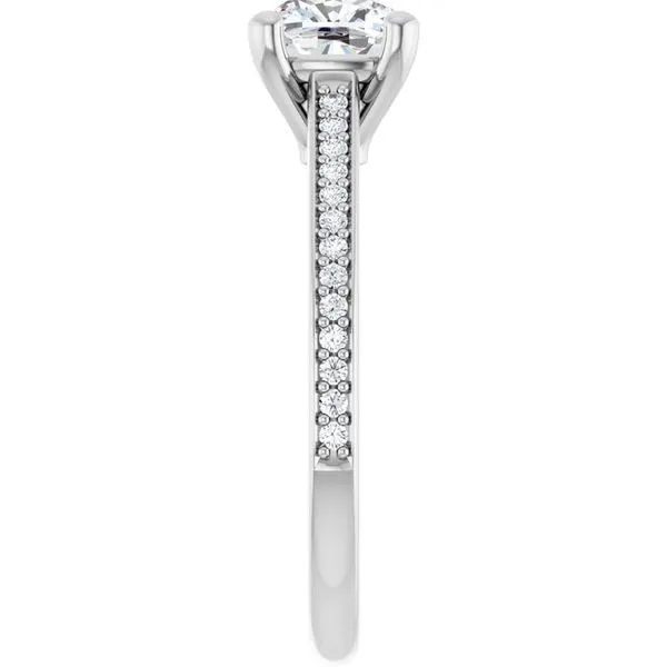 Claw-Prong Engagement Ring Image 4 Natale Jewelers Sewell, NJ