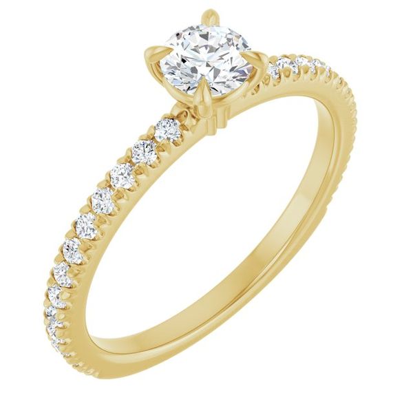 Claw-Prong Engagement Ring