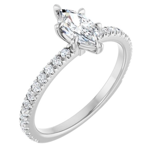 Claw-Prong Engagement Ring