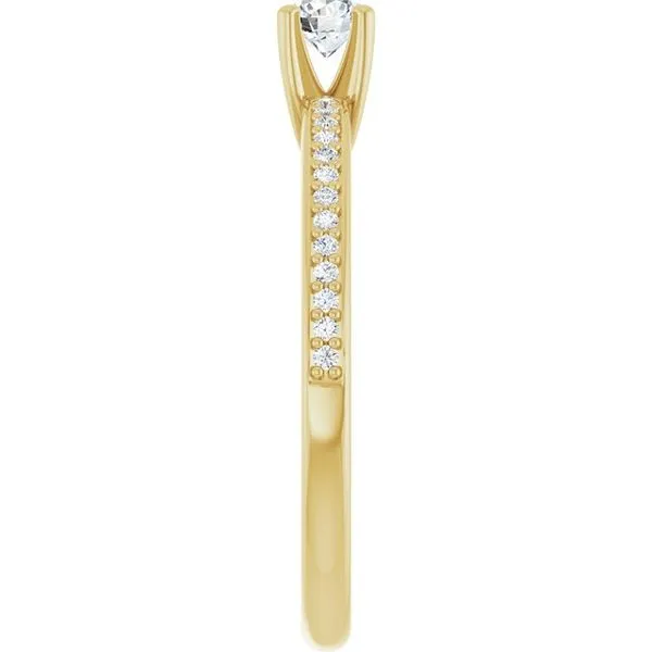 Solitaire Engagement Ring Image 4 Northwood Jewelers Northwood, OH