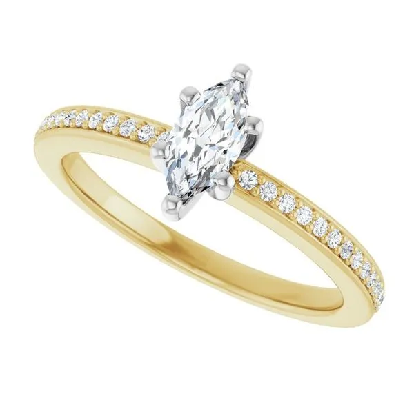 Accented Engagement Ring Image 5 Mark Jewellers La Crosse, WI