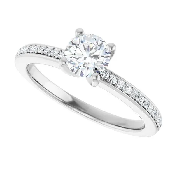 Solitaire Engagement Ring Image 5 Northwood Jewelers Northwood, OH