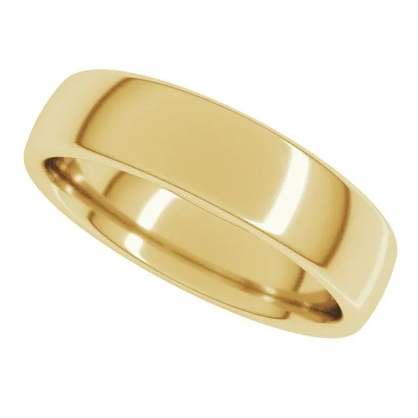 Comfort-Fit European-Style Band Image 5 Allain's Jewelry New Iberia, LA