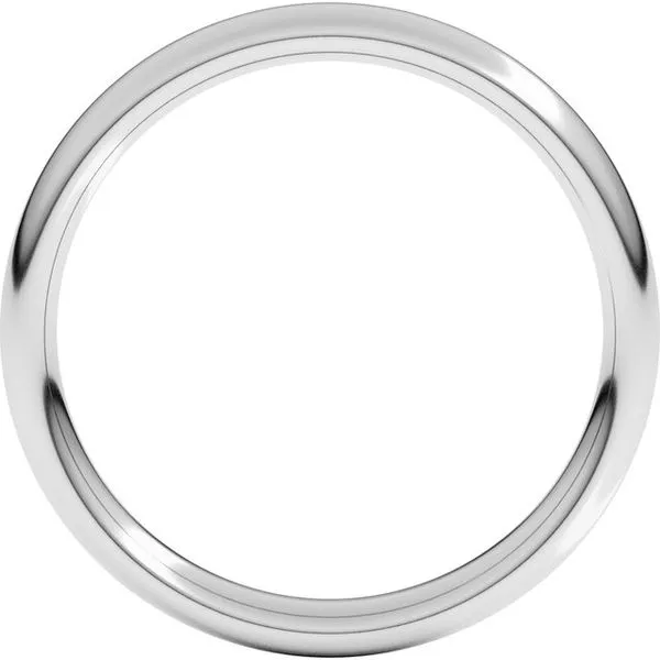 Comfort-Fit European-Style Band Image 2 Allain's Jewelry New Iberia, LA