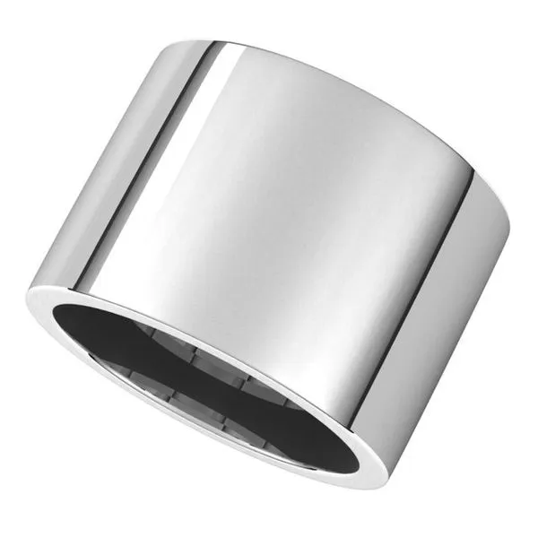 Comfort-Fit Flat Band Image 5 Studio D Jewelers Woodstock, IL