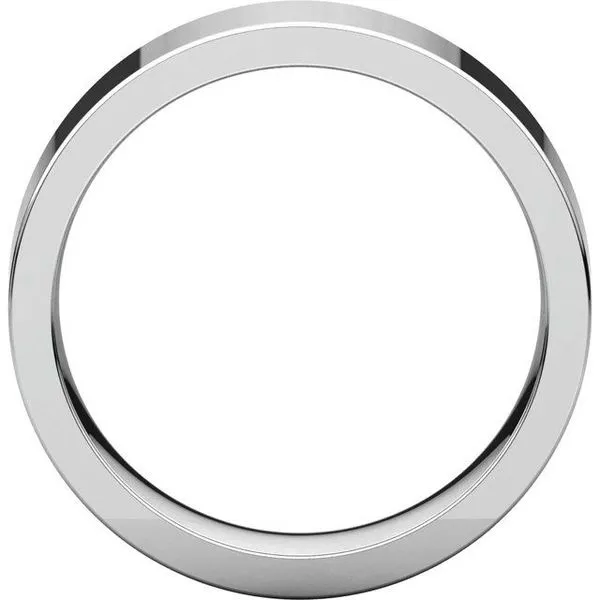 Comfort-Fit Flat Band Image 2 Studio D Jewelers Woodstock, IL