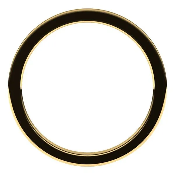 Comfort-Fit Flat Band Image 2 Albert's Jewelers Kingsland, GA