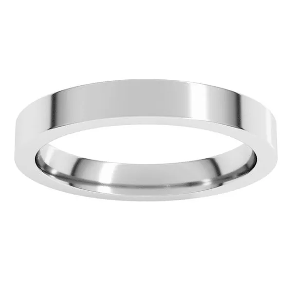 Comfort-Fit Flat Band Image 3 Mead Jewelers Enid, OK
