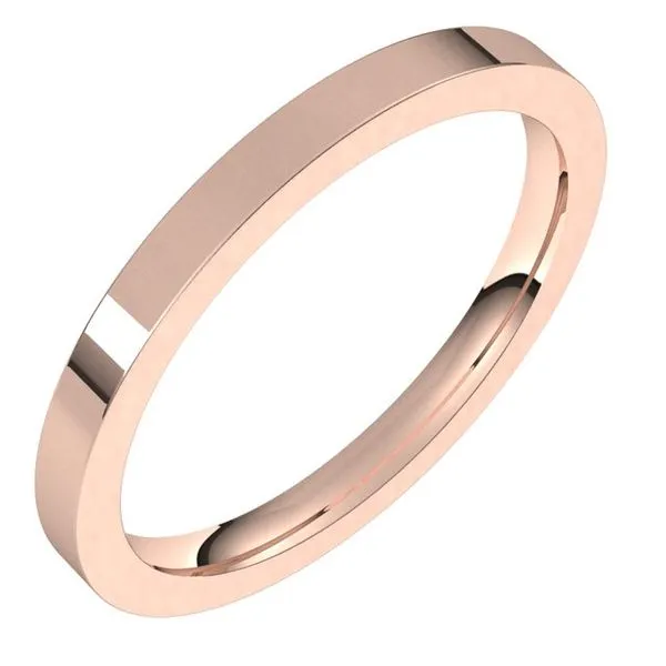 Comfort-Fit Flat Band L & L jewelers Scarborough, ME