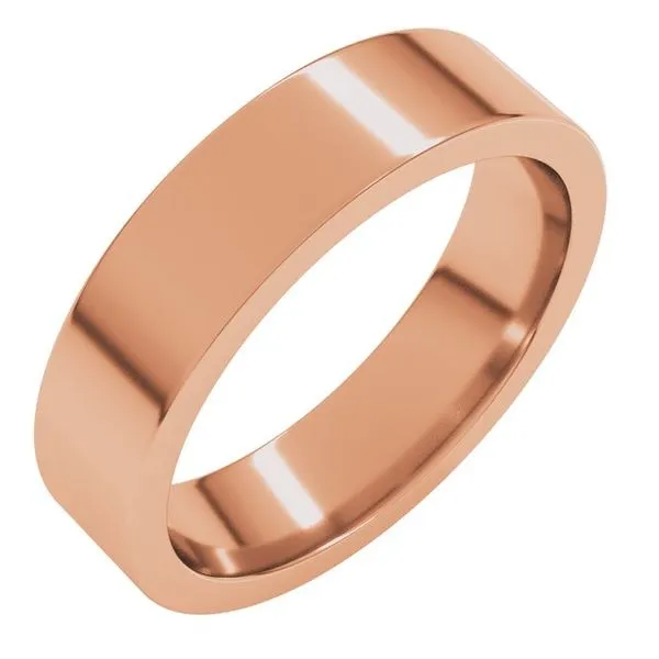 Comfort-Fit Flat Band Allain's Jewelry New Iberia, LA