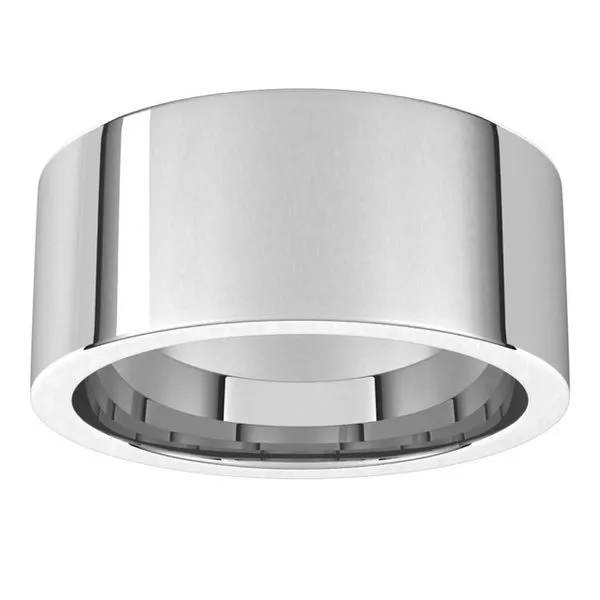 Comfort-Fit Flat Band Image 3 Allain's Jewelry New Iberia, LA