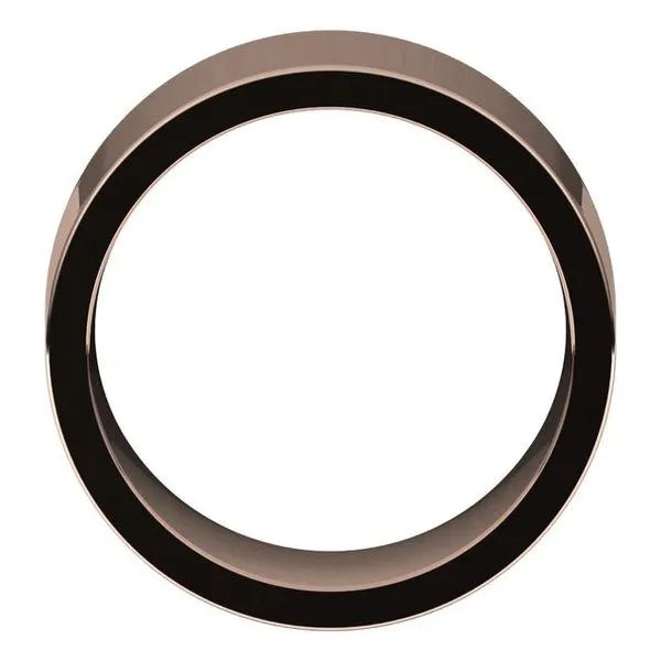 Comfort-Fit Flat Band Image 2 Studio D Jewelers Woodstock, IL