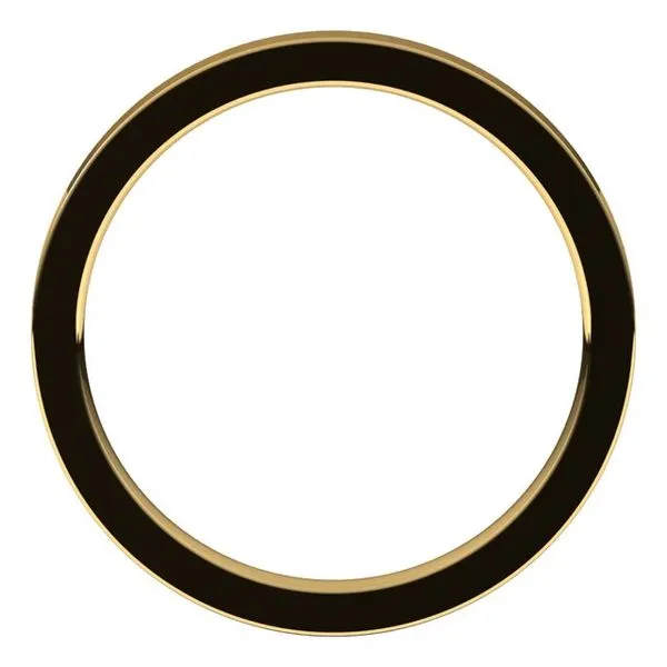 Comfort-Fit Flat Band Image 2 Grayson & Co. Jewelers Iron Mountain, MI