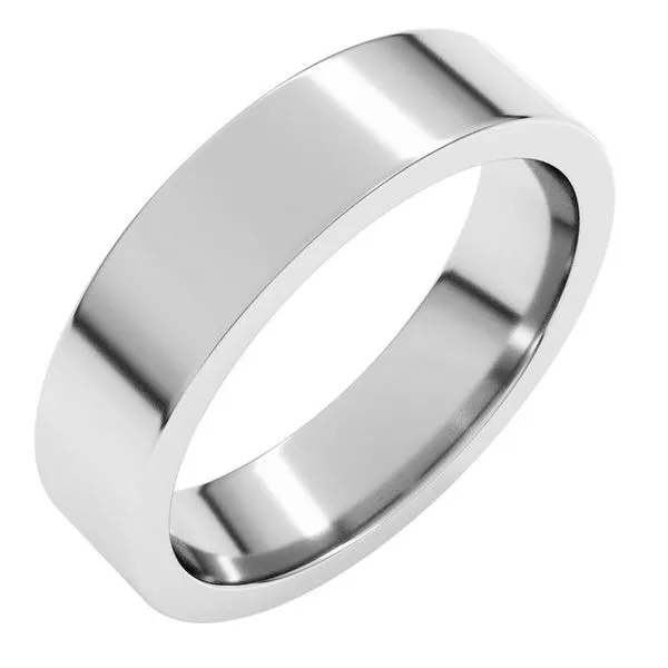 Comfort-Fit Flat Band L & L jewelers Scarborough, ME