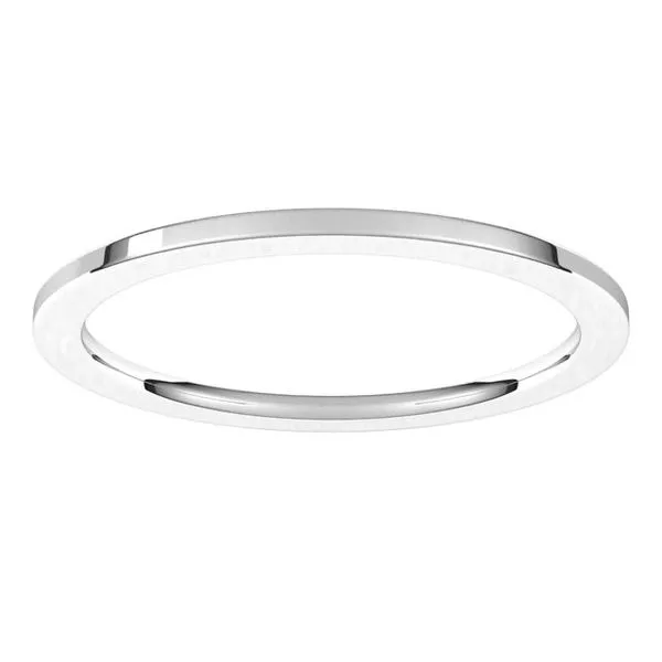 Comfort-Fit Flat Band Image 3 L & L jewelers Scarborough, ME