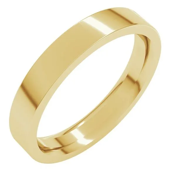 Comfort-Fit Flat Band Allain's Jewelry New Iberia, LA