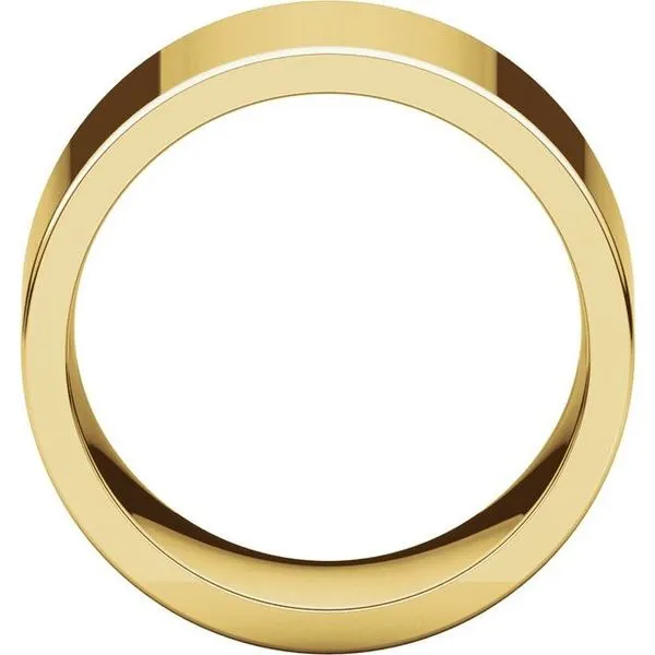 Comfort-Fit Flat Band Image 2 Allain's Jewelry New Iberia, LA