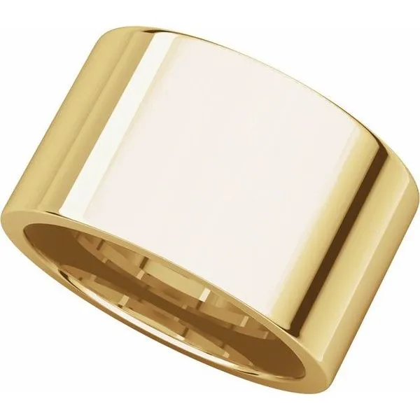 Comfort-Fit Flat Band Image 5 Allain's Jewelry New Iberia, LA