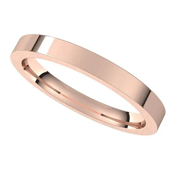 Comfort-Fit Flat Band Image 5 Albert's Jewelers Kingsland, GA