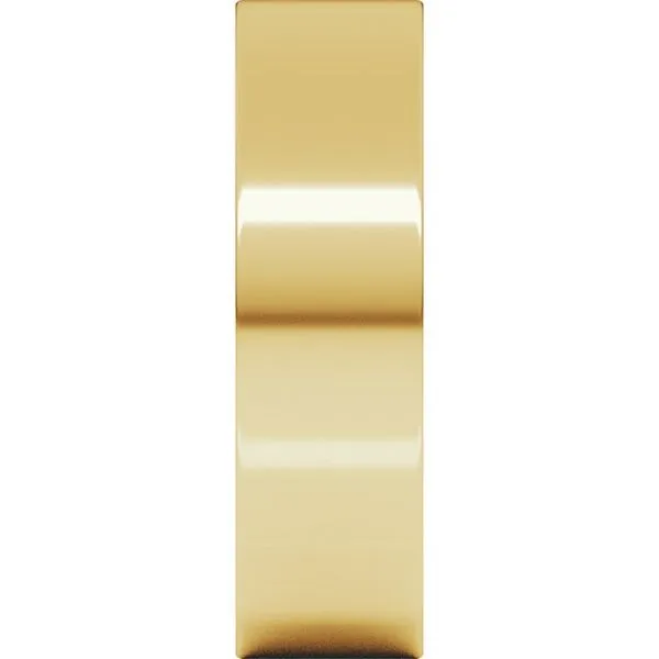 Comfort-Fit Flat Band Image 4 Studio D Jewelers Woodstock, IL