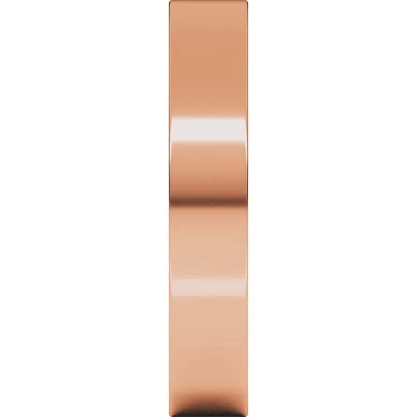 Comfort-Fit Flat Band Image 4 Allain's Jewelry New Iberia, LA