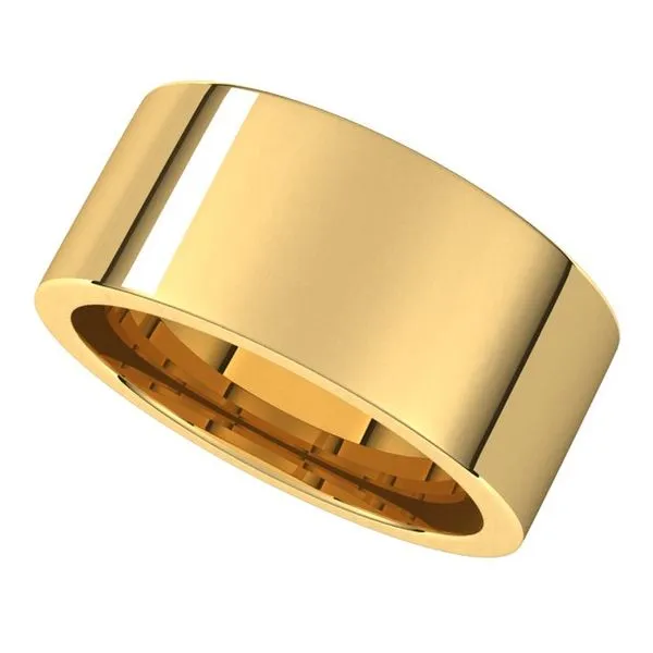Comfort-Fit Flat Band Image 5 L & L jewelers Scarborough, ME