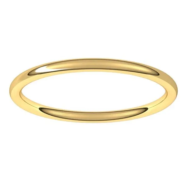 Comfort-Fit Full Round Band Image 3 Gold'N Creations Gretna, LA