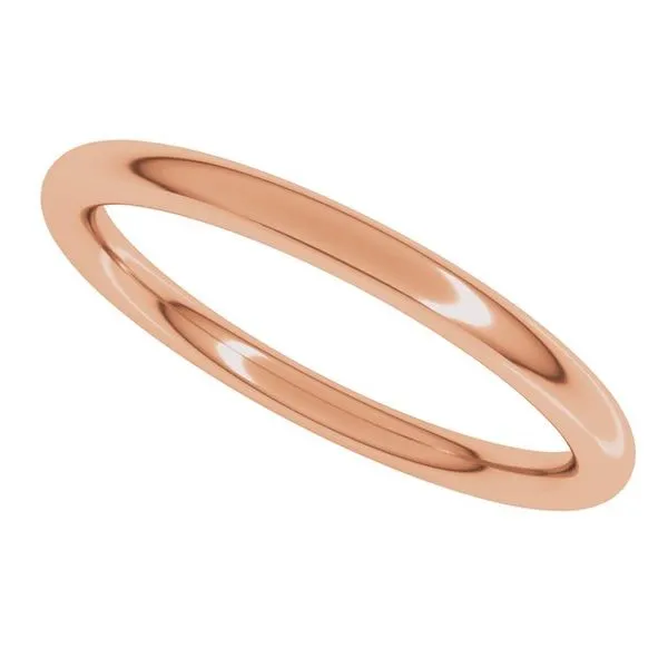 Comfort-Fit Full Round Band Image 5 Morin Jewelers Southbridge, MA