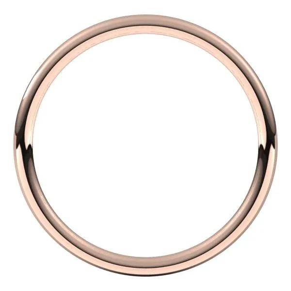 Comfort-Fit Full Round Band Image 2 Gold'N Creations Gretna, LA