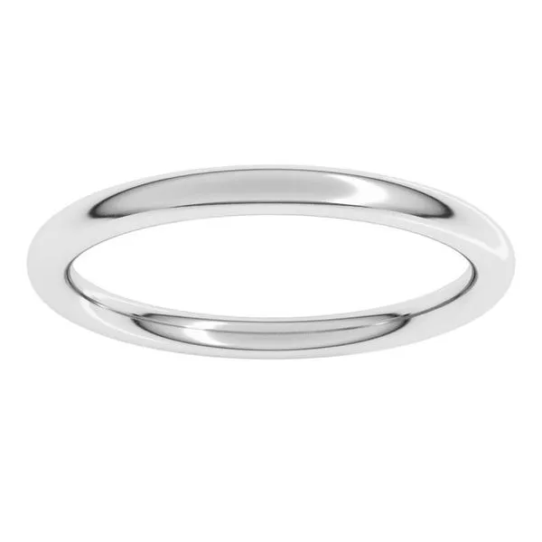 Comfort-Fit Full Round Band Image 3 L & L jewelers Scarborough, ME
