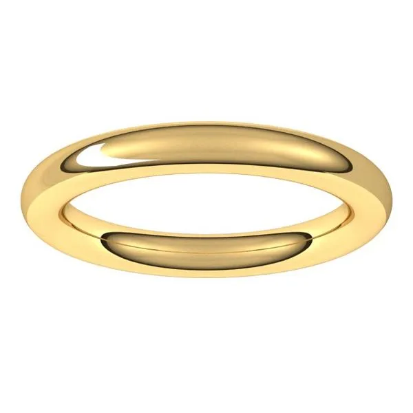Comfort-Fit Full Round Band Image 3 Allain's Jewelry New Iberia, LA