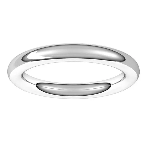 Comfort-Fit Full Round Band Image 3 L & L jewelers Scarborough, ME