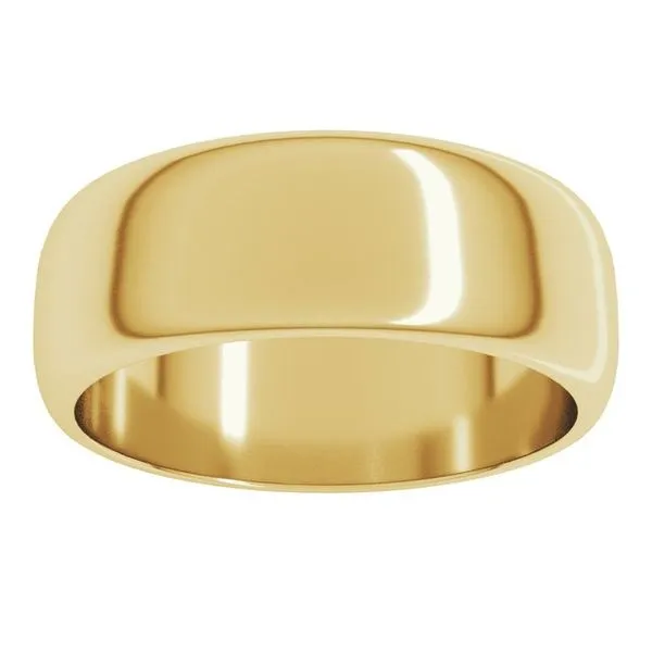 Half Round Band Image 3 Albert's Jewelers Kingsland, GA