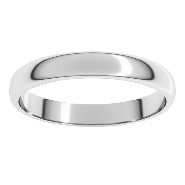 Lightweight Half Round Band Image 3 L & L jewelers Scarborough, ME