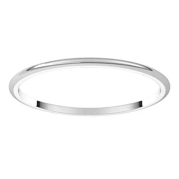 Lightweight Half Round Band Image 3 Diamonds By Dawn Riverdale, NJ
