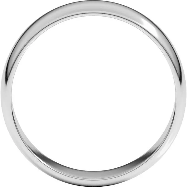 Lightweight Half Round Band Image 2 Studio D Jewelers Woodstock, IL